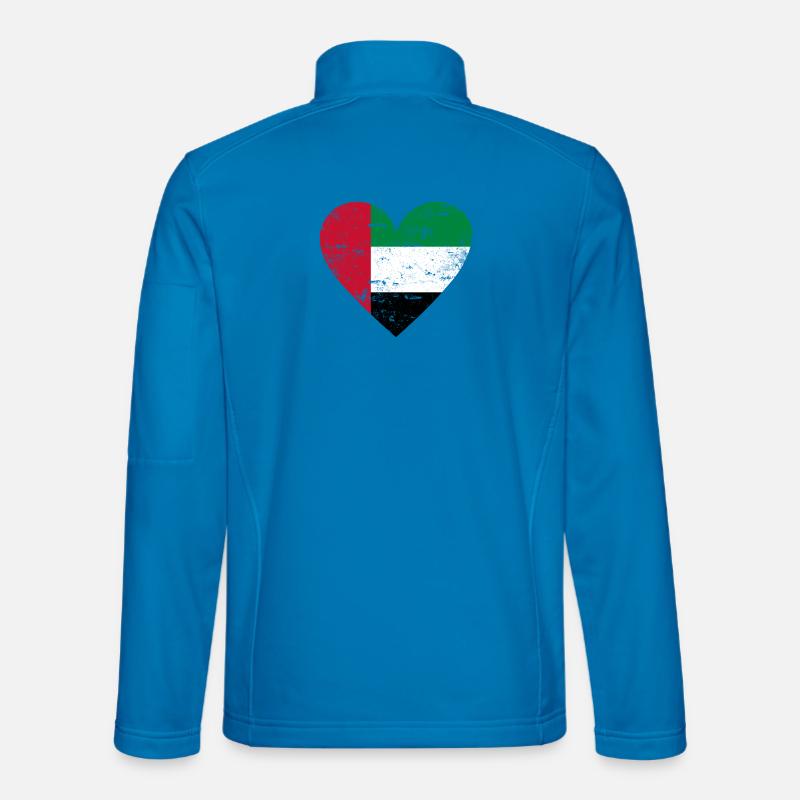 UAE Heart - Unisex Softshell Jacket - light blue
