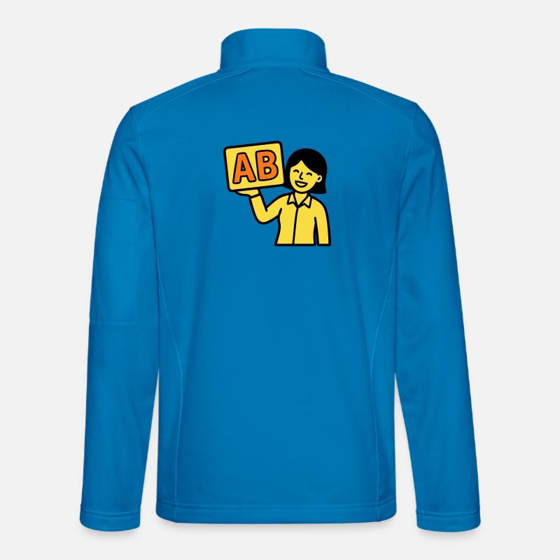 Enseignant à l’école primaire ABC Vector Veste en tissu softshell Unisexe