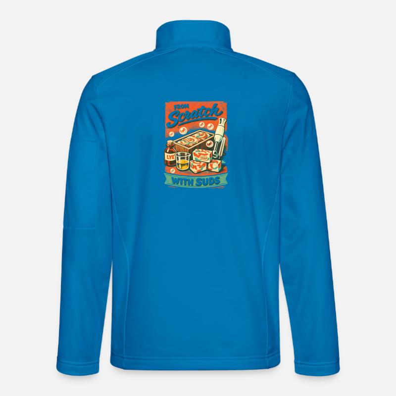 De A en haut | Ébullition du savon DIY Veste en tissu softshell Unisexe