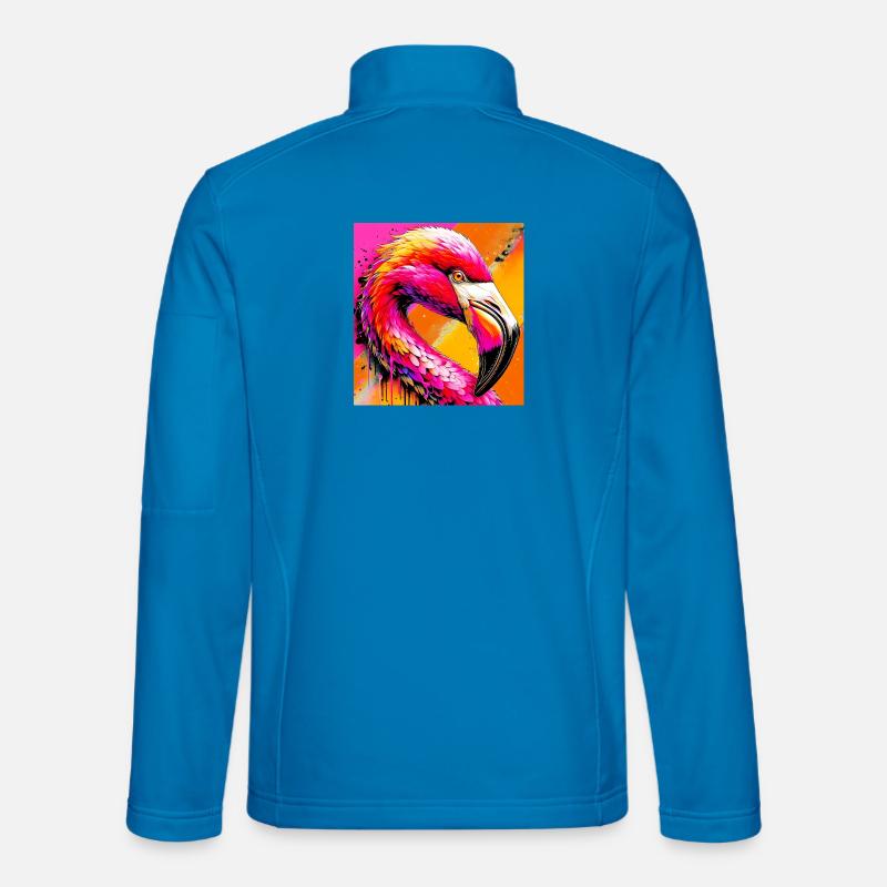 Flamant - Veste en tissu softshell Unisexe - bleu clair