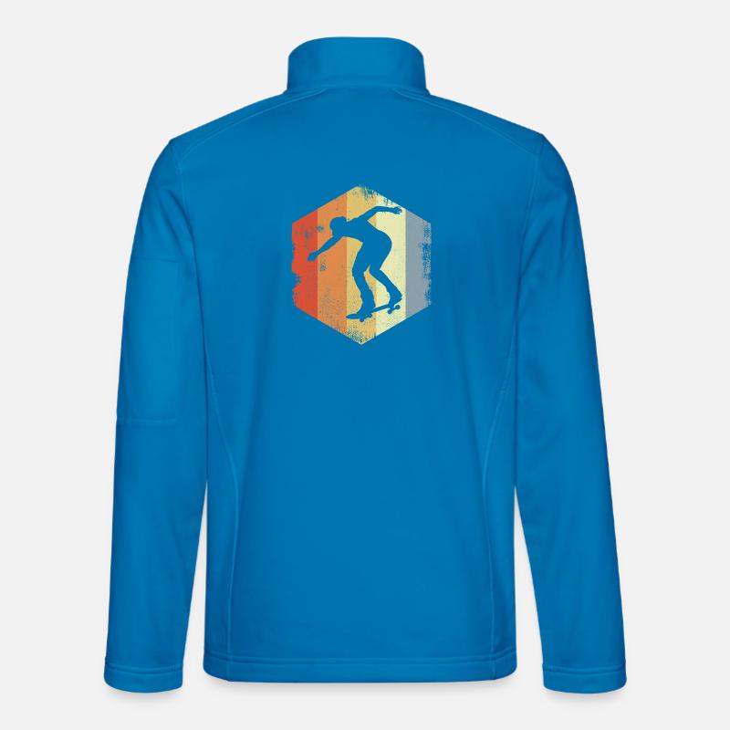Skateboarder Oldschool - Unisex Softshelljacke - Lichtblau