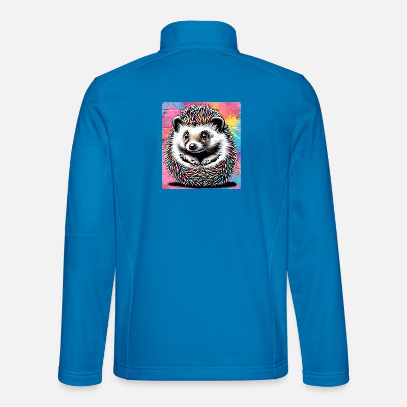 hérisson - Veste en tissu softshell Unisexe - bleu clair