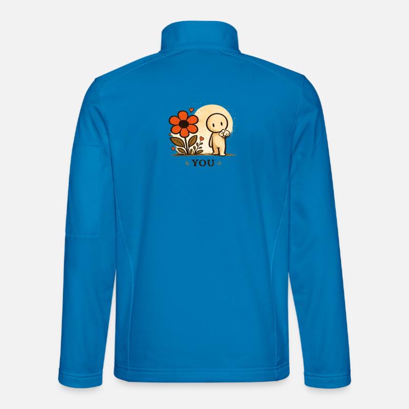 The Little Thought | YOU - Unisex Softshell Jacket - light blue