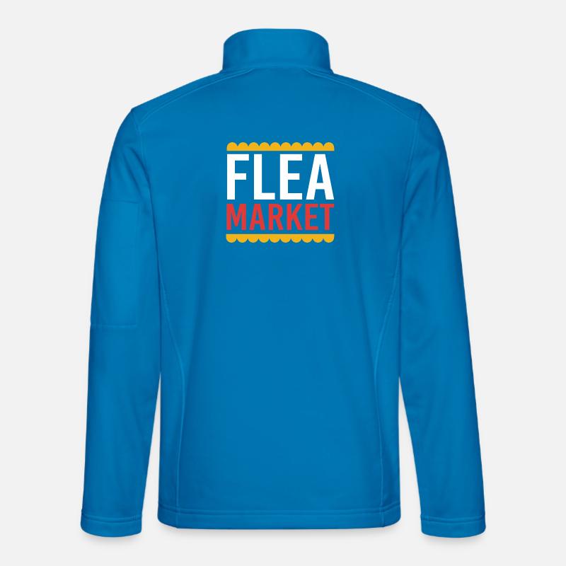 Marché aux puces - Veste en tissu softshell Unisexe - bleu clair