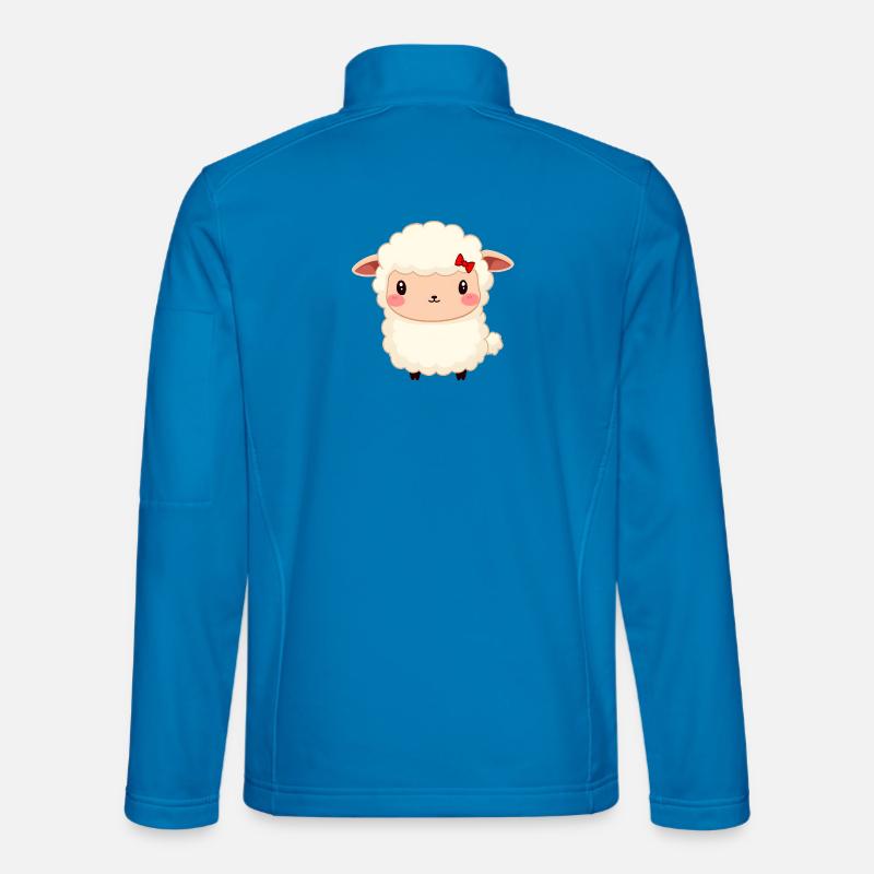 Mouton - Veste en tissu softshell Unisexe - bleu clair