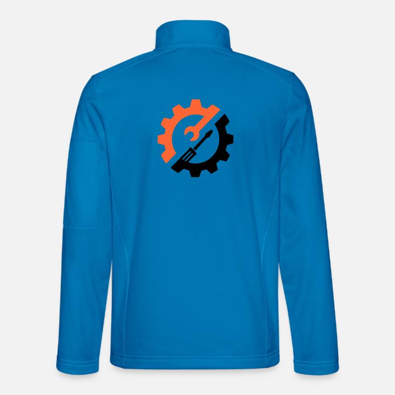 Gear Tool – Mechanic Logo - Unisex Softshell Jacket - light blue