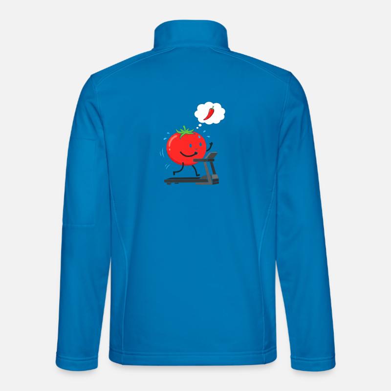 Tomate sur tapis de course Veste en tissu softshell Unisexe