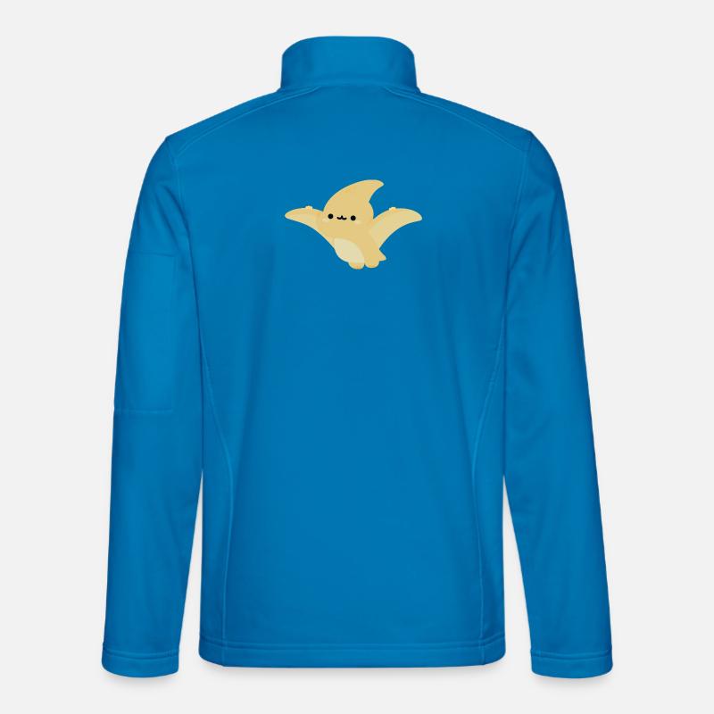 Kawaii Pterodaktylus Mohn Unisex Softshelljacke