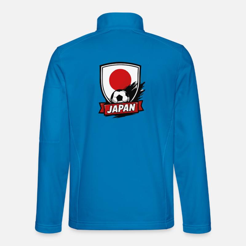 Japan Fußball Shield Logo - Unisex Softshelljacke - Lichtblau
