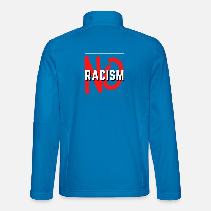 Aucune déclaration sur le racisme - Veste en tissu softshell Unisexe - bleu clair