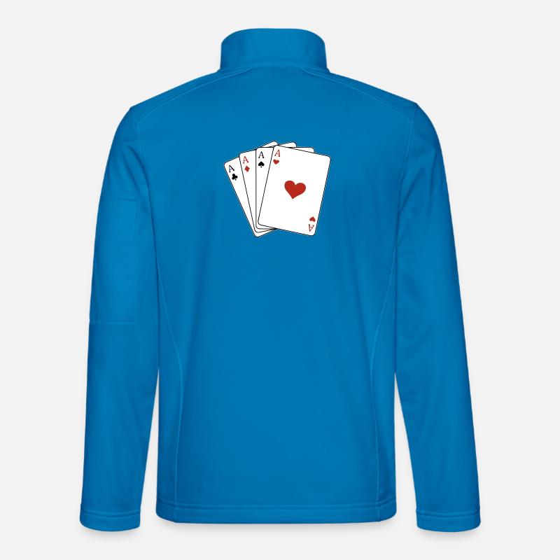 carré d'as - Unisex Softshelljacke - Lichtblau