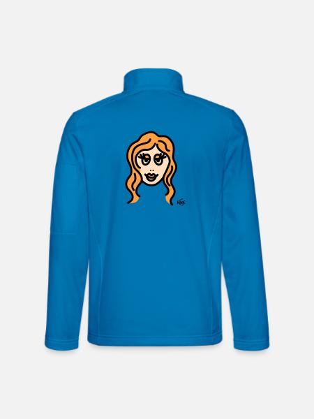 Virgo tall - Unisex Softshell Jacket - light blue
