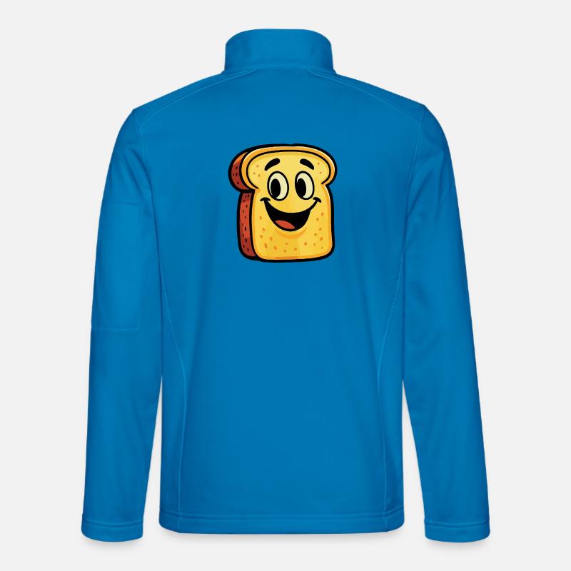 Kawaii Toast mit Rucksack - Unisex Softshelljacke - Lichtblau