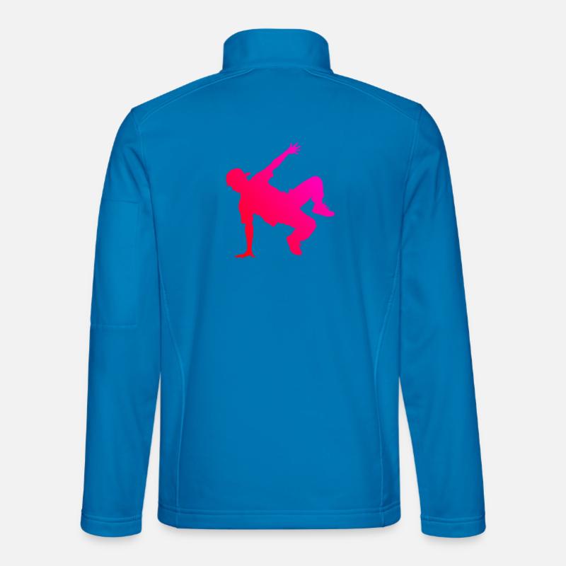 Geschenkidee für einen Breakdancer mit Streetdance - Unisex Softshelljacke - Lichtblau