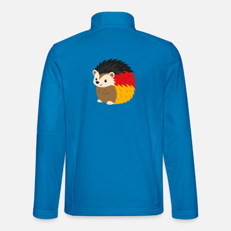 Rainbow Hedgehog Design Unisex Softshell Jacket