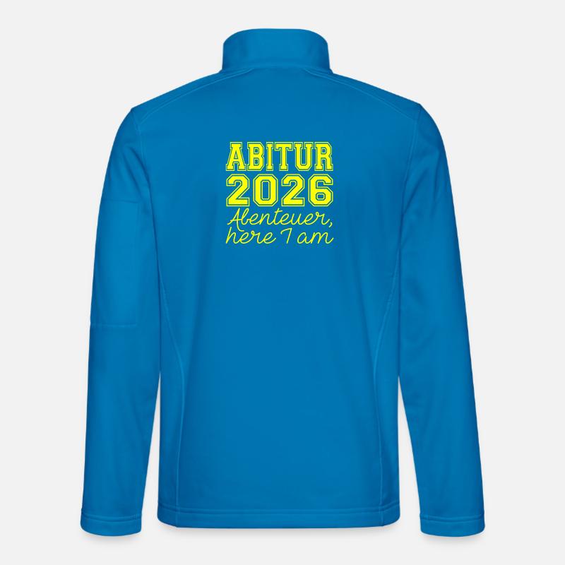 ABITUR 2026  - Unisex Softshelljacke - Lichtblau