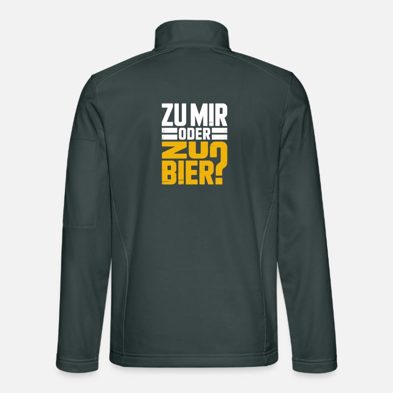 Bier Zu Mir Oder Zu Bier Flirt Single Party Malle Unisex Softshelljacke