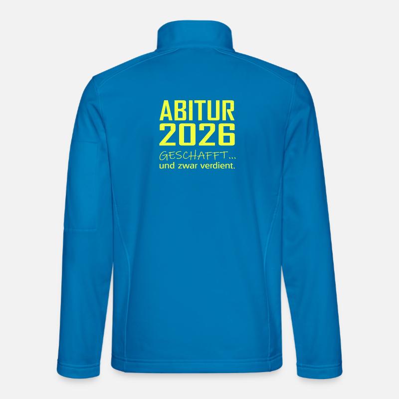 Abitur 2026 made - Unisex Softshell Jacket - light blue