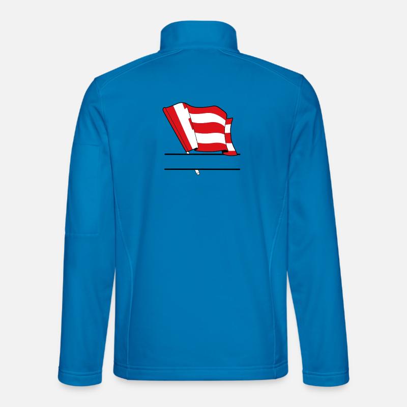 Eindhoven Custom Flag - Unisex Softshell Jacket - light blue