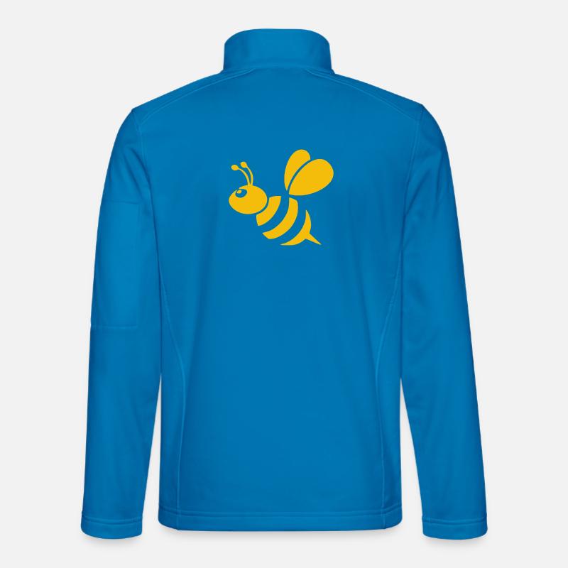 Bienchen - Unisex Softshelljacke - Lichtblau
