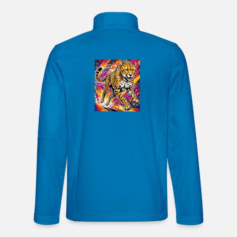 cheetah - Unisex Softshell Jacket - light blue