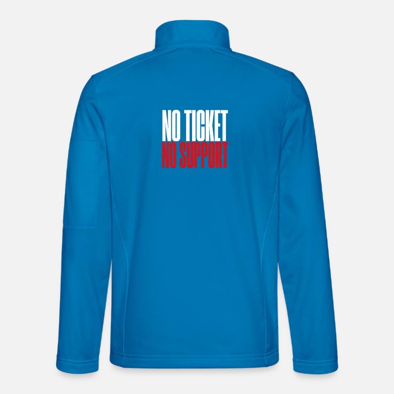 No Ticket No Service IT Support Ticketing Unisex Softshell Jacket