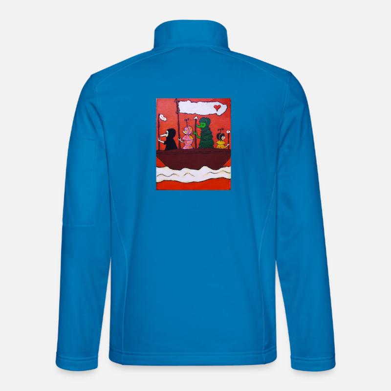4 Freunde - Unisex Softshelljacke - Lichtblau