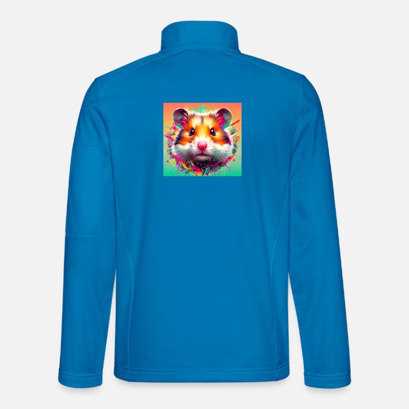 Hamster - Unisex Softshelljacke - Lichtblau