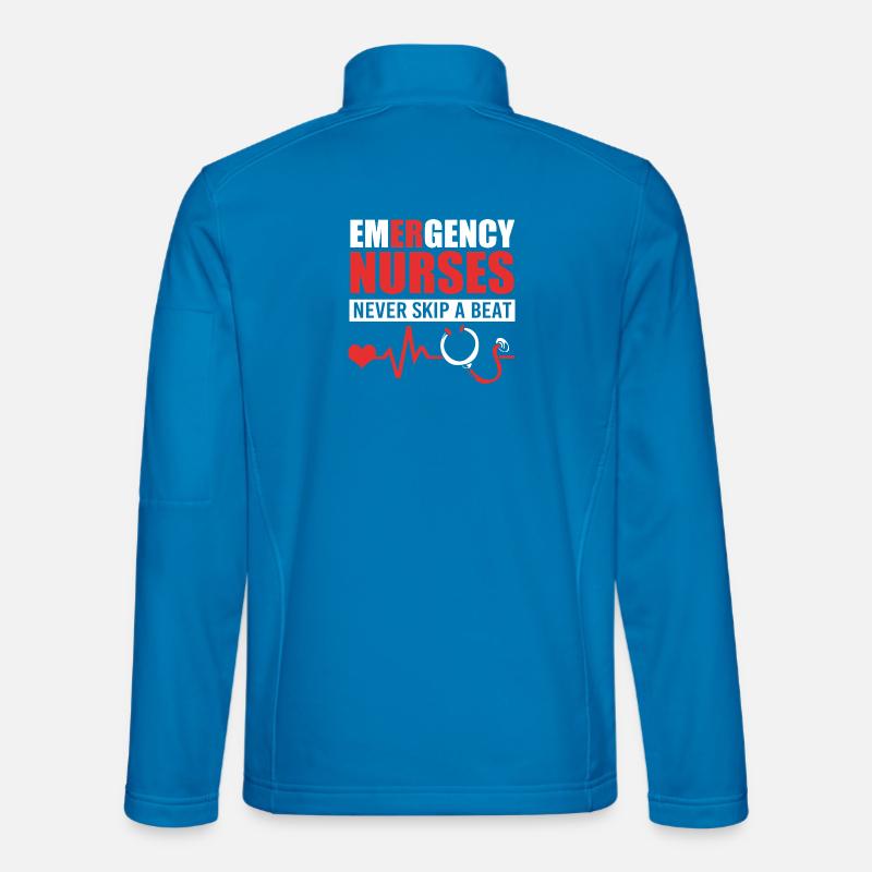 Notfall Krankenschwester - Unisex Softshelljacke - Lichtblau