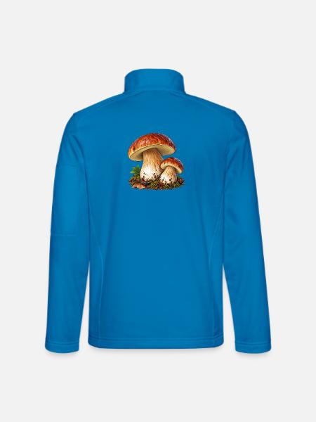 Steinpilz - Unisex Softshelljacke - Lichtblau