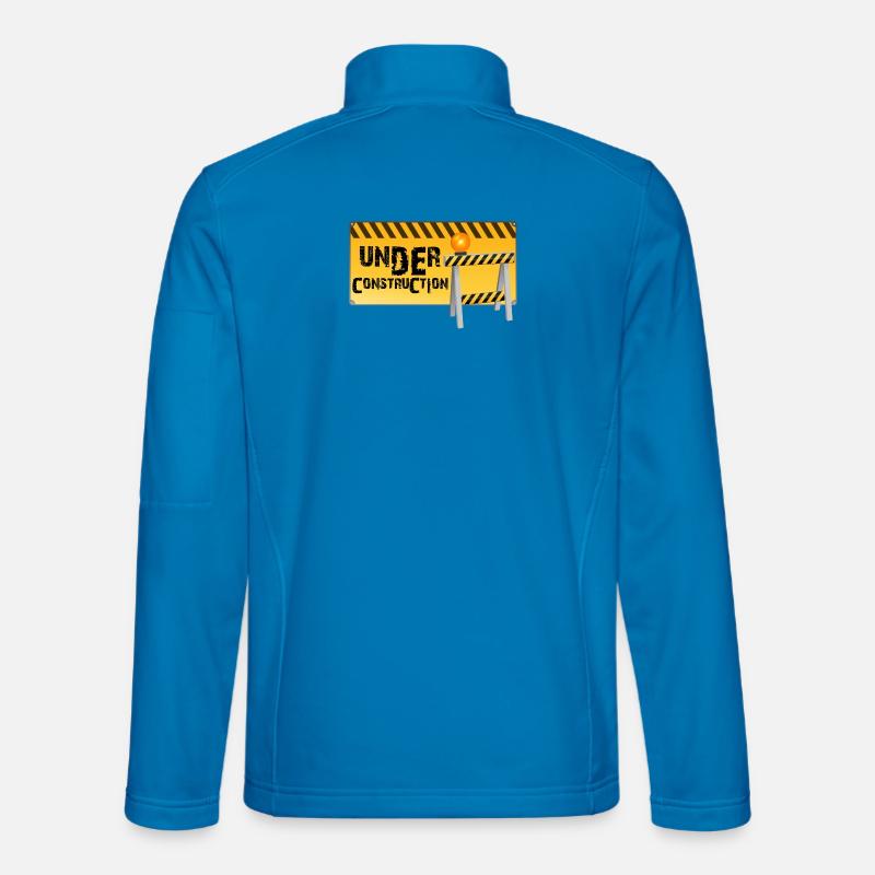 construction - Unisex Softshell Jacket - light blue