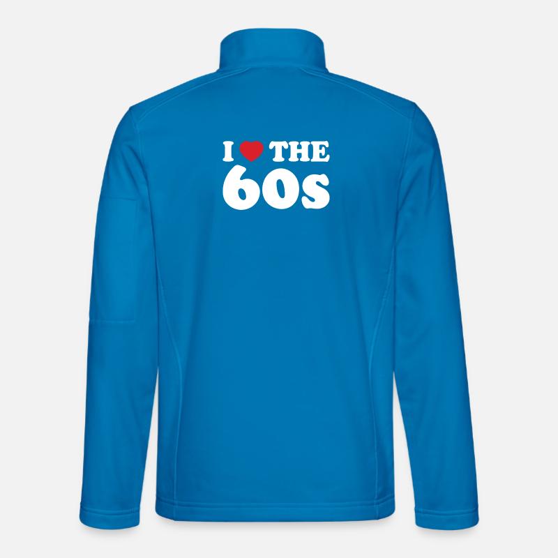 Liebe zu den 60ern - Unisex Softshelljacke - Lichtblau