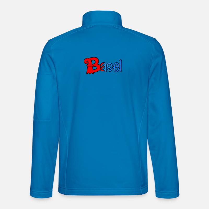 Basel RedBlue Rook Logo - Unisex Softshelljacke - Lichtblau