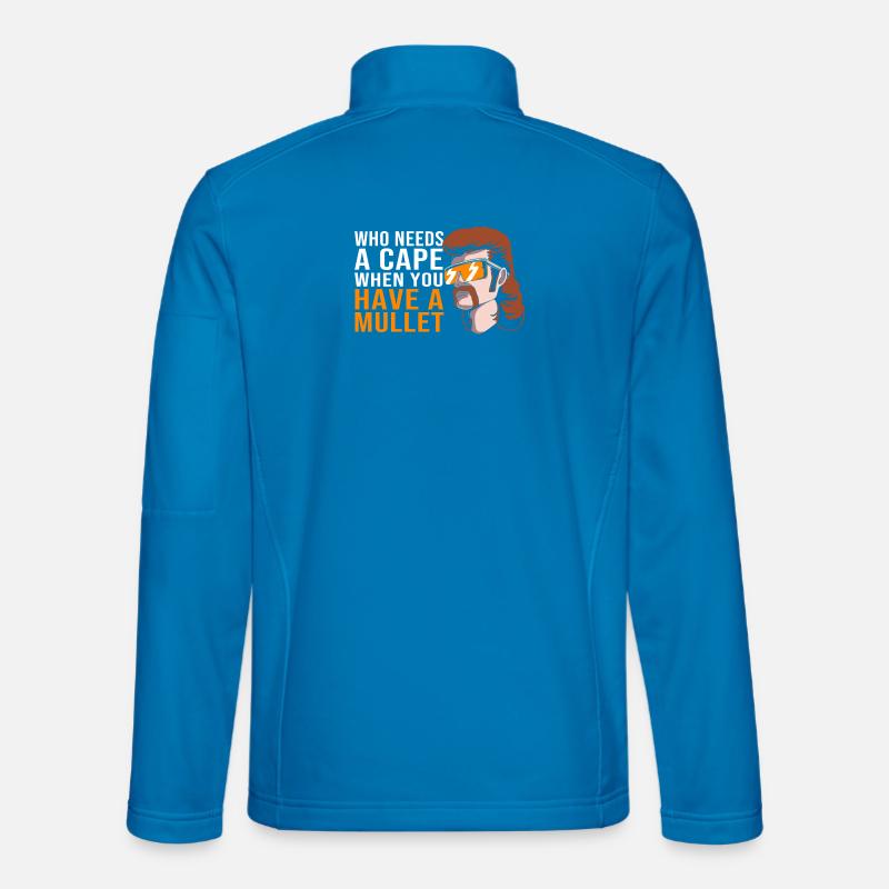 Coupe mulet Coupe mulet - Veste en tissu softshell Unisexe - bleu clair