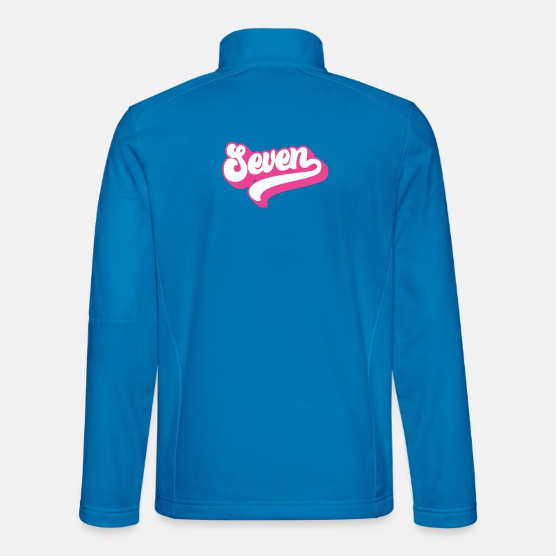 Sept 7e anniversaire pour les filles de 7 ans Veste en tissu softshell Unisexe