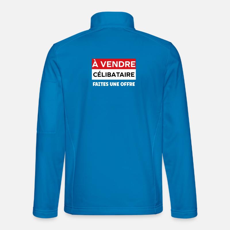 Einzelhumor - Unisex Softshelljacke - Lichtblau