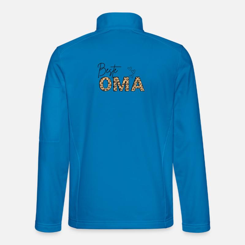 Beste Oma - best grandma - Unisex Softshelljacke - Lichtblau