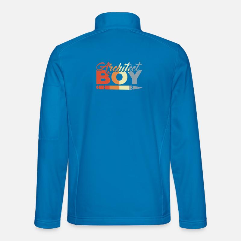 Lustiges Architekten Kind - Unisex Softshelljacke - Lichtblau