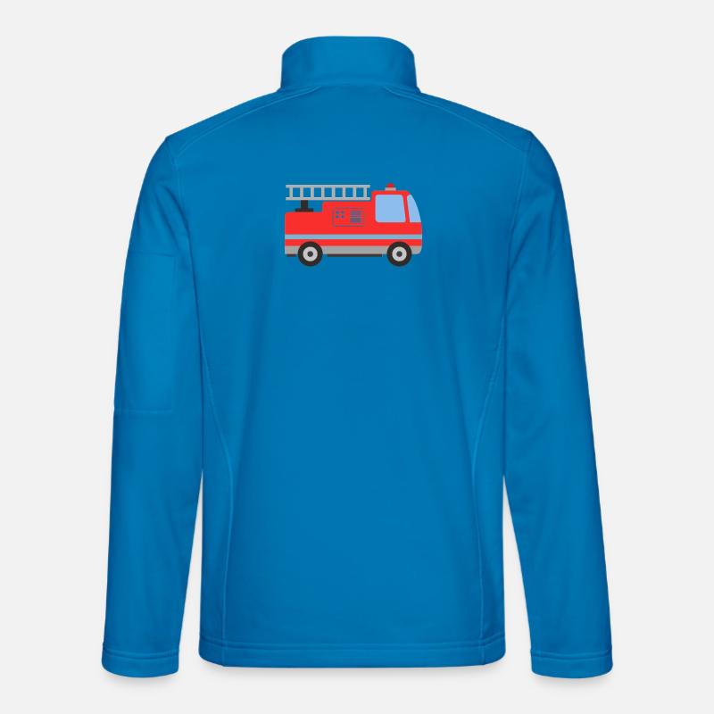 Feuerwehrauto - Unisex Softshelljacke - Lichtblau