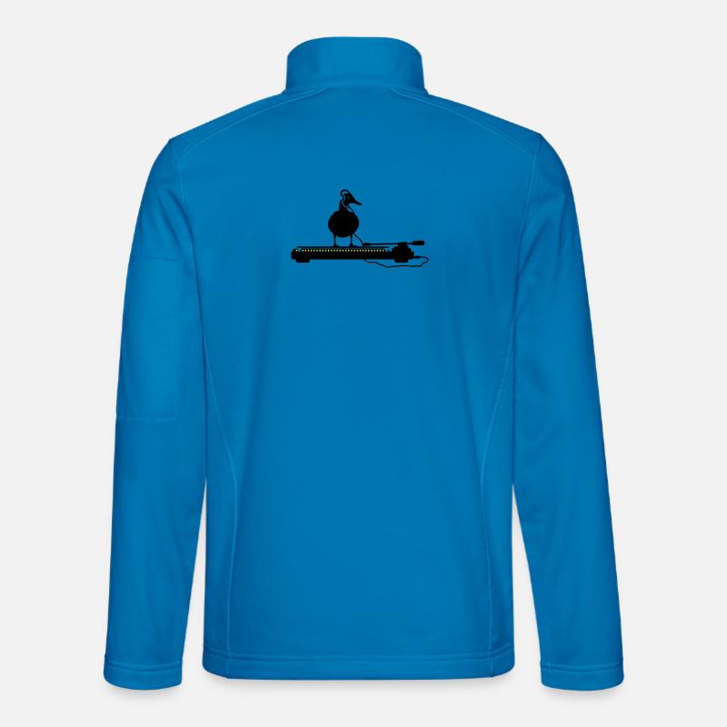 disco duck turntable - Giacca softshell unisex - celeste