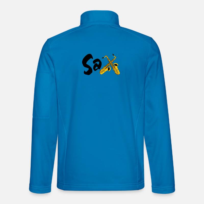Sax Saxophone - Unisex Softshell Jacket - light blue