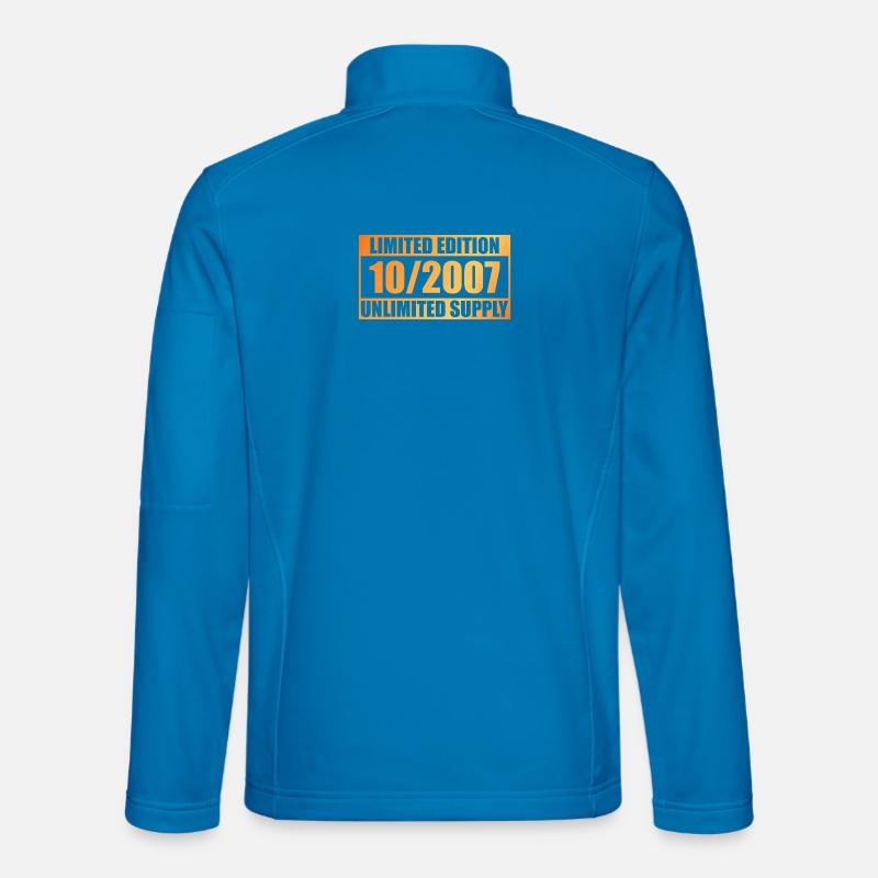 18th Birthday Limited Edition - ꝏ Supply 10/2007 - Unisex Softshell Jacket - light blue