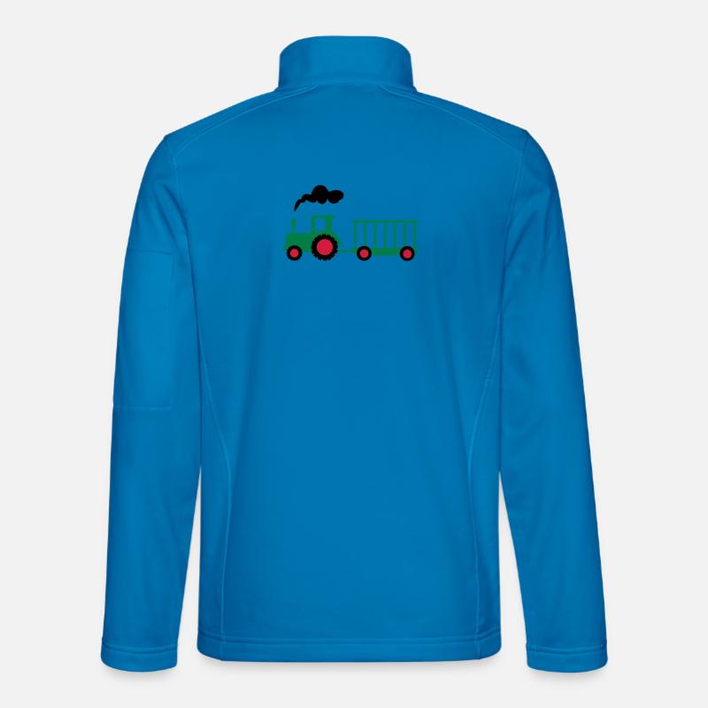 tractor - Unisex Softshell Jacket - light blue