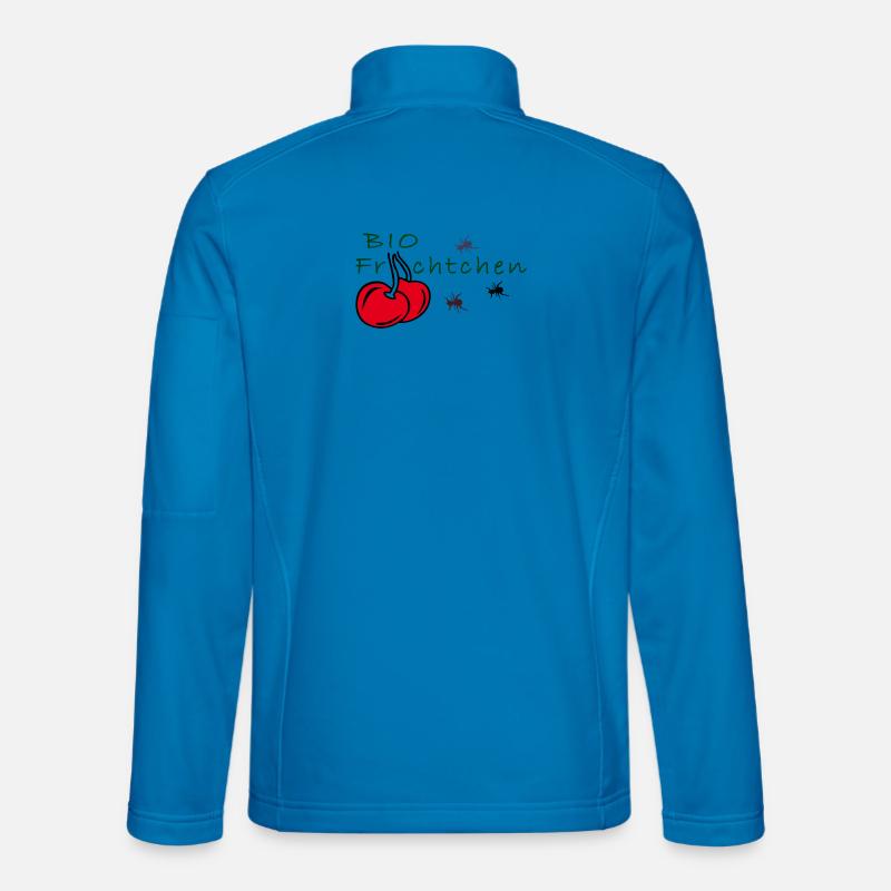 Kirschen - Unisex Softshelljacke - Lichtblau