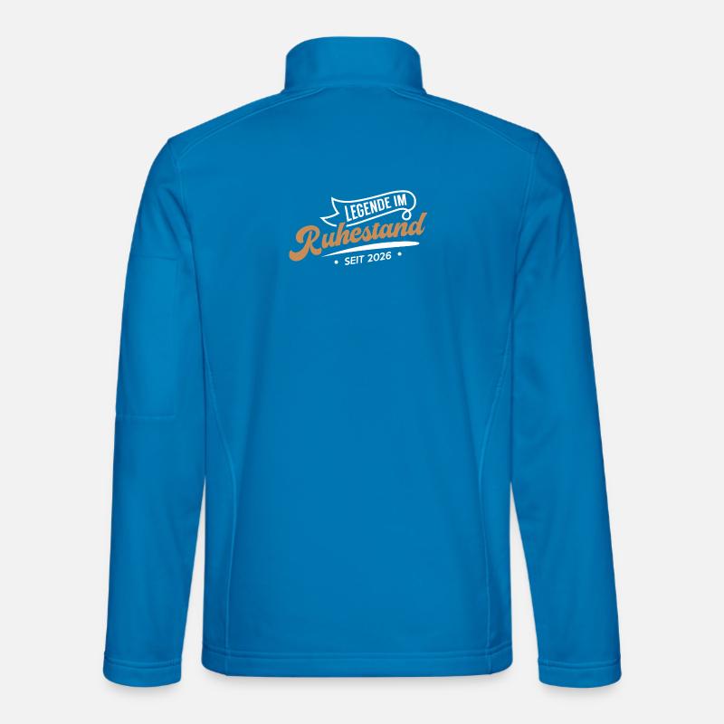 Legend in Retirement Gift for Retirement Pension - Unisex Softshell Jacket - light blue