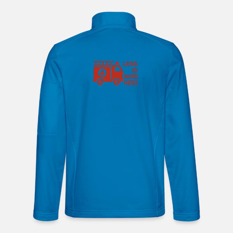 Firefighters - Less is more Hero - Unisex Softshell Jacket - light blue