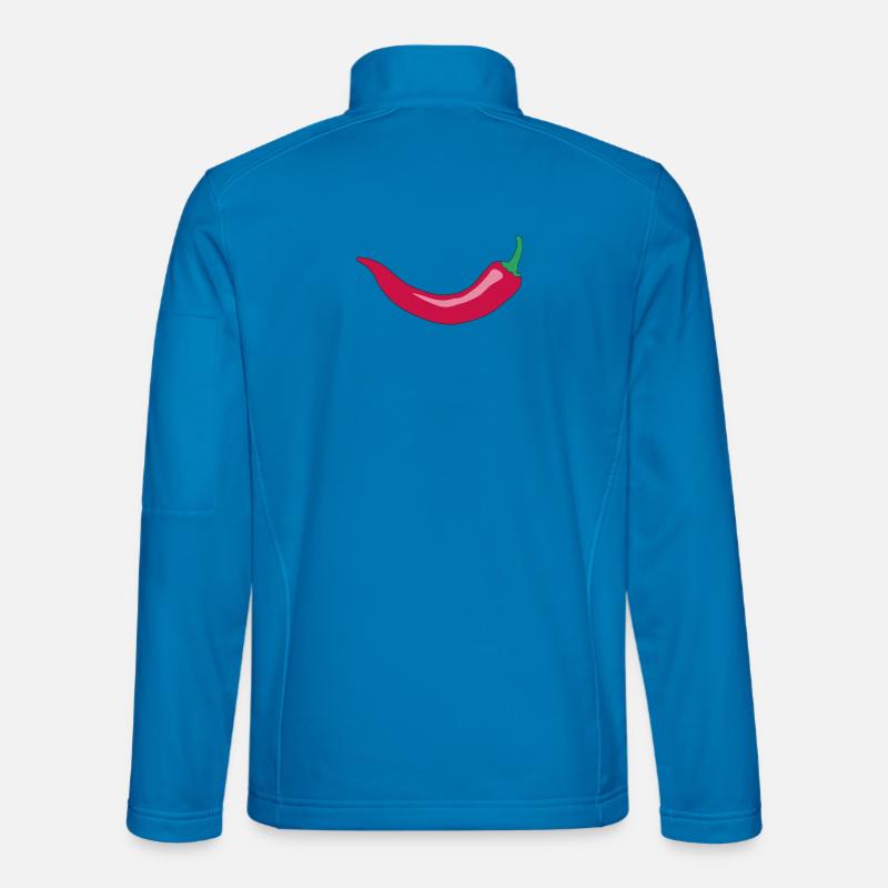 Red Chili Smile - Unisex Softshelljacke - Lichtblau