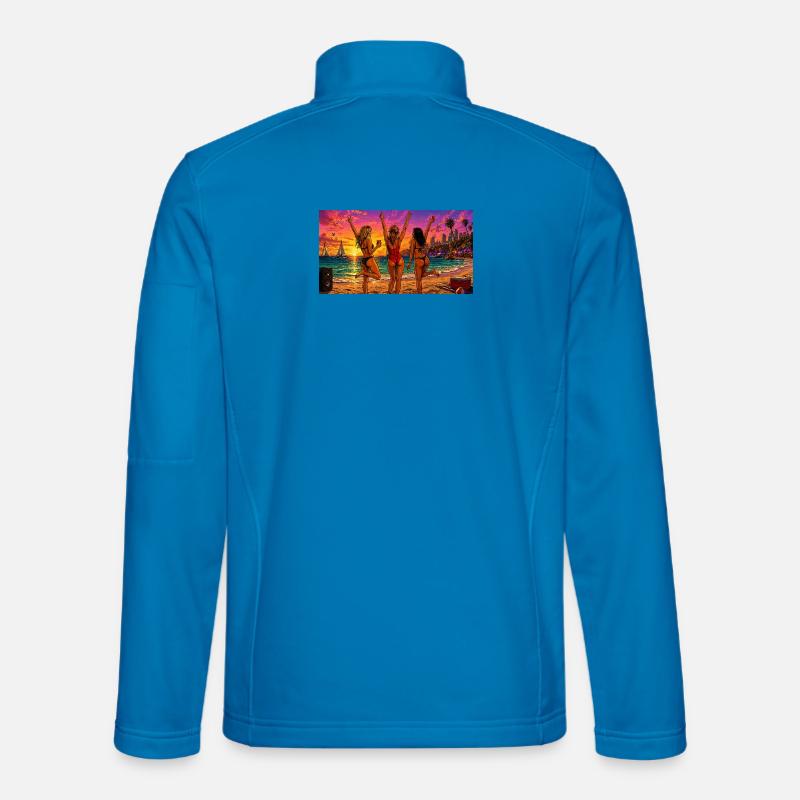 Ocean Mood - Unisex Softshelljacke - Lichtblau