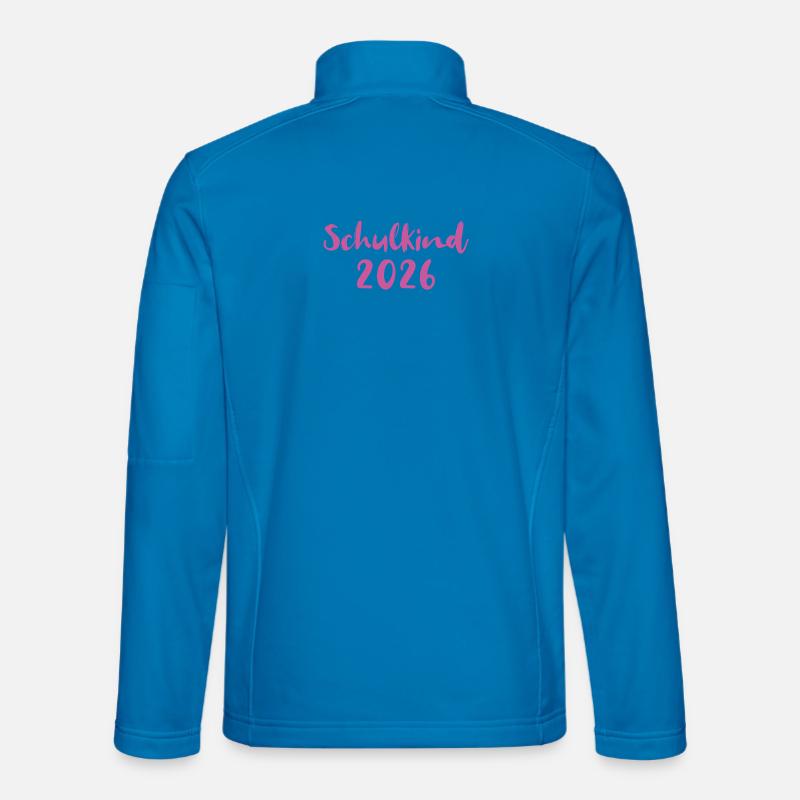 Schulkind 2026 - Unisex Softshelljacke - Lichtblau