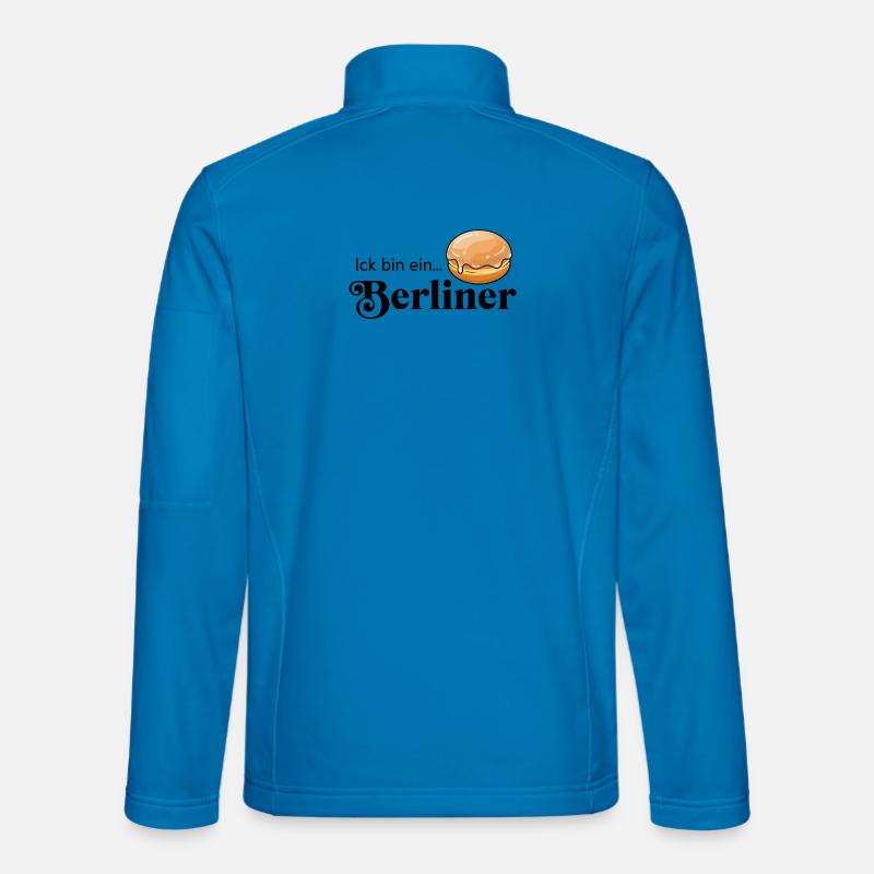 I'm a Berlin Statement Cult Costume - Unisex Softshell Jacket - light blue